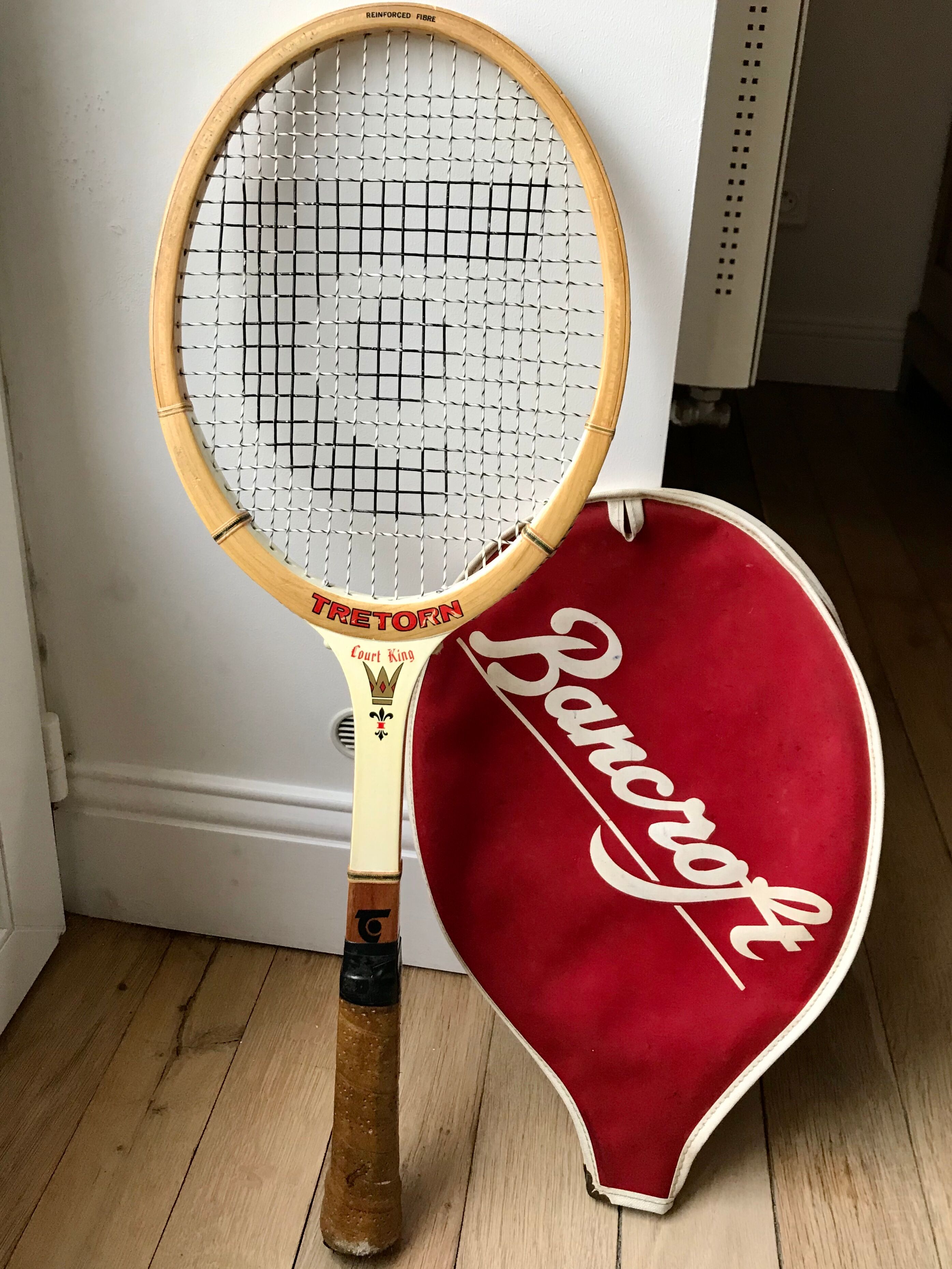 Old Bancroft tennis racket 50s