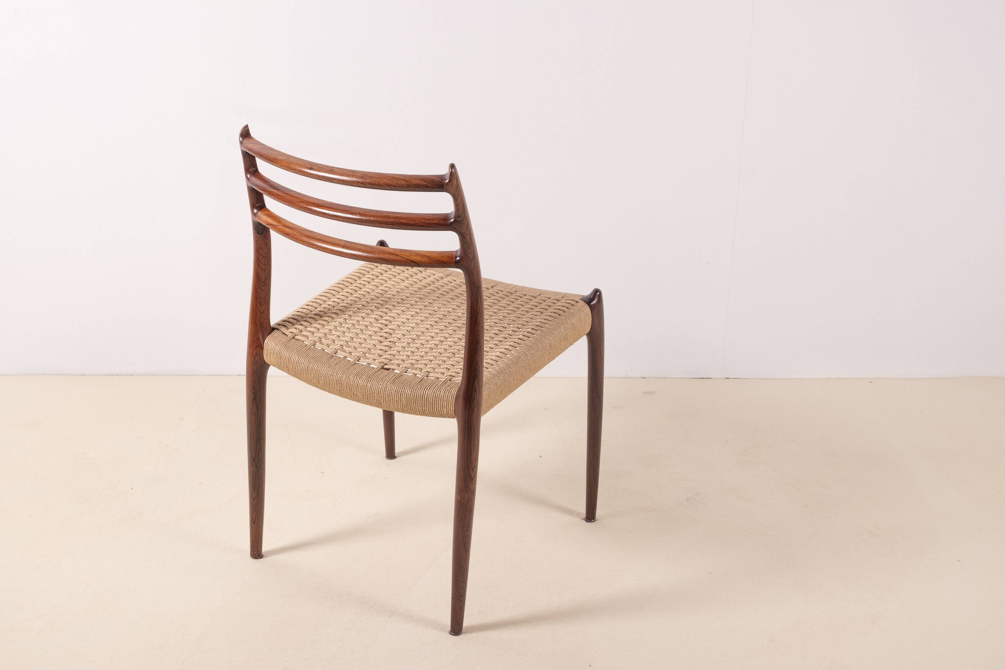 1x Niels Møller Chair Model 78 in Rosewood, 1960s Denmark