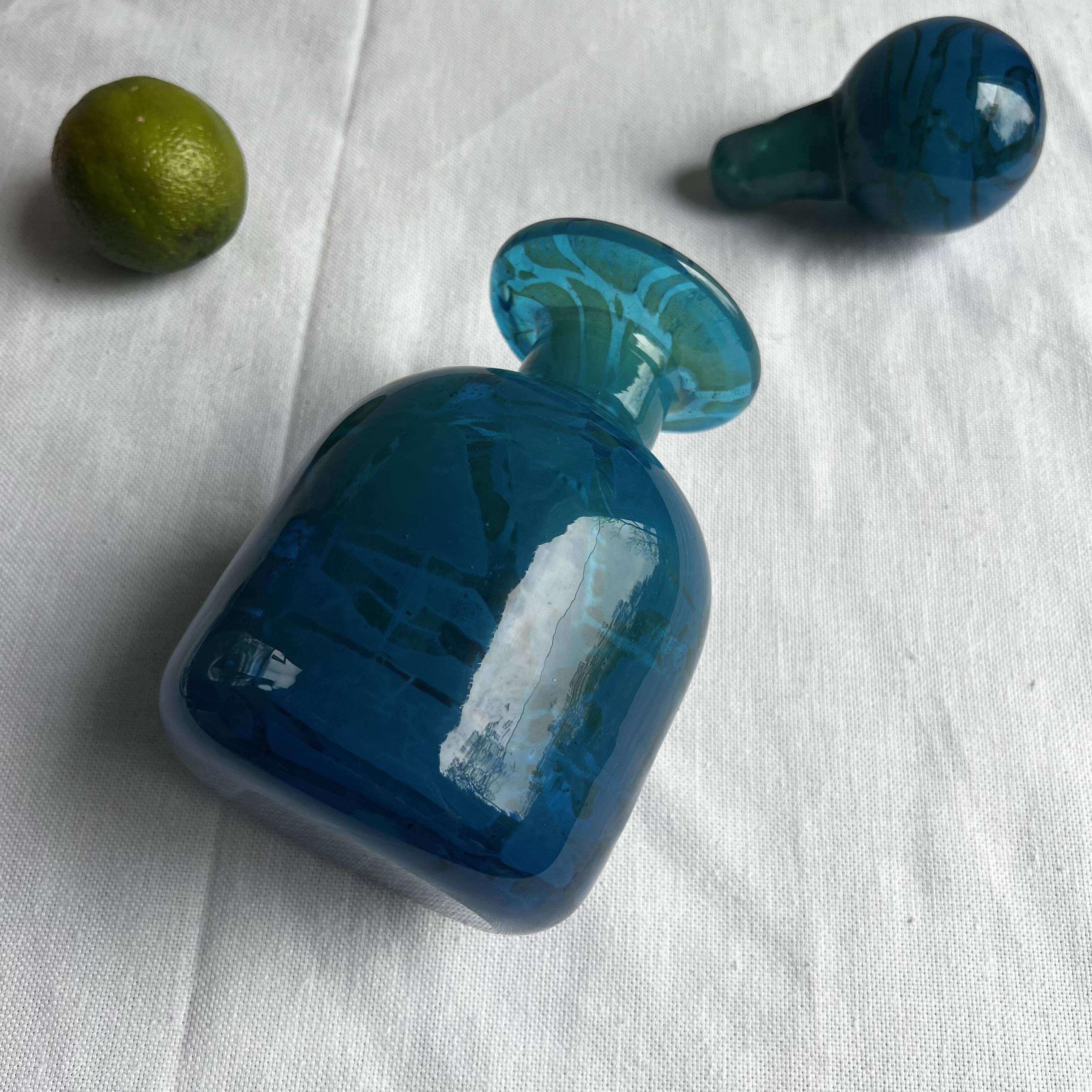 Glass Carafe Mdina Ming Series - Signed Michael Harris Malta 1970