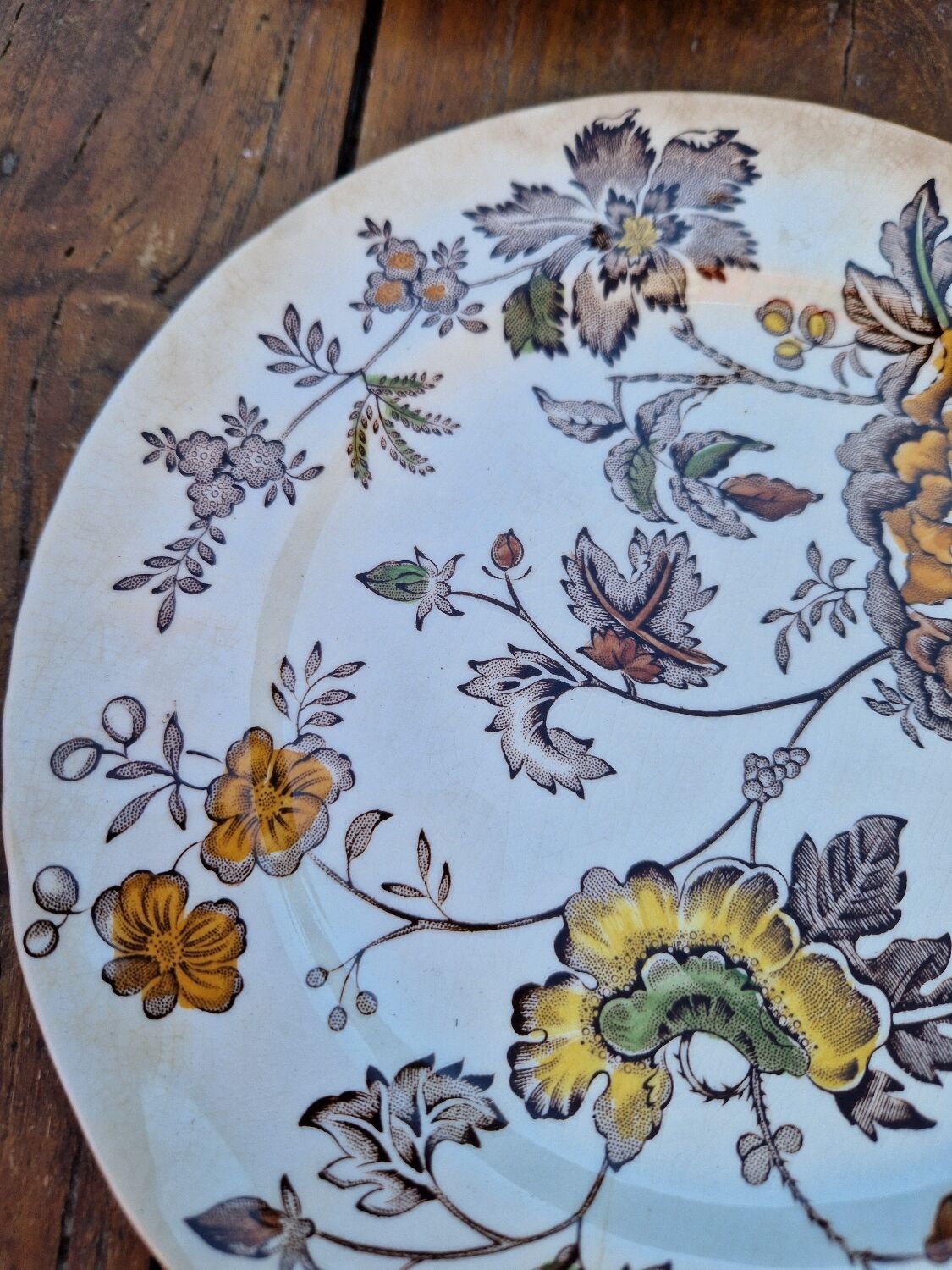 Set of 8 English Dessert Plates Mason's Chantilly Pattern