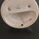 Hand-shaped ceramic and opaline globe, signed delfts wit