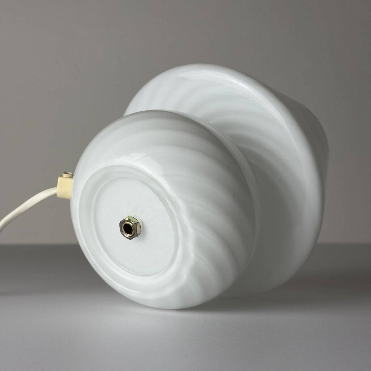 Lampe de table en verre Murano tourbillonnant, années 1970