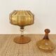 Amber glass dragée / sweet box Empoli (Italy) - Years