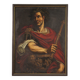 Rare tableau italien représentant Jules César du XVIIe siècle
