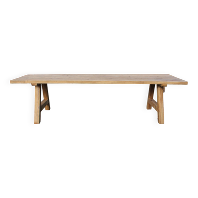 Grande table en teck recyclé
