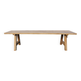 Large recycled teak table