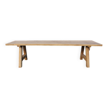 Large recycled teak table