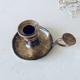 Brass thumbscrew candle holder