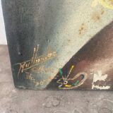 Signed African portrait