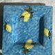 Large square dish with lemon pattern 33cm Aleya Slim