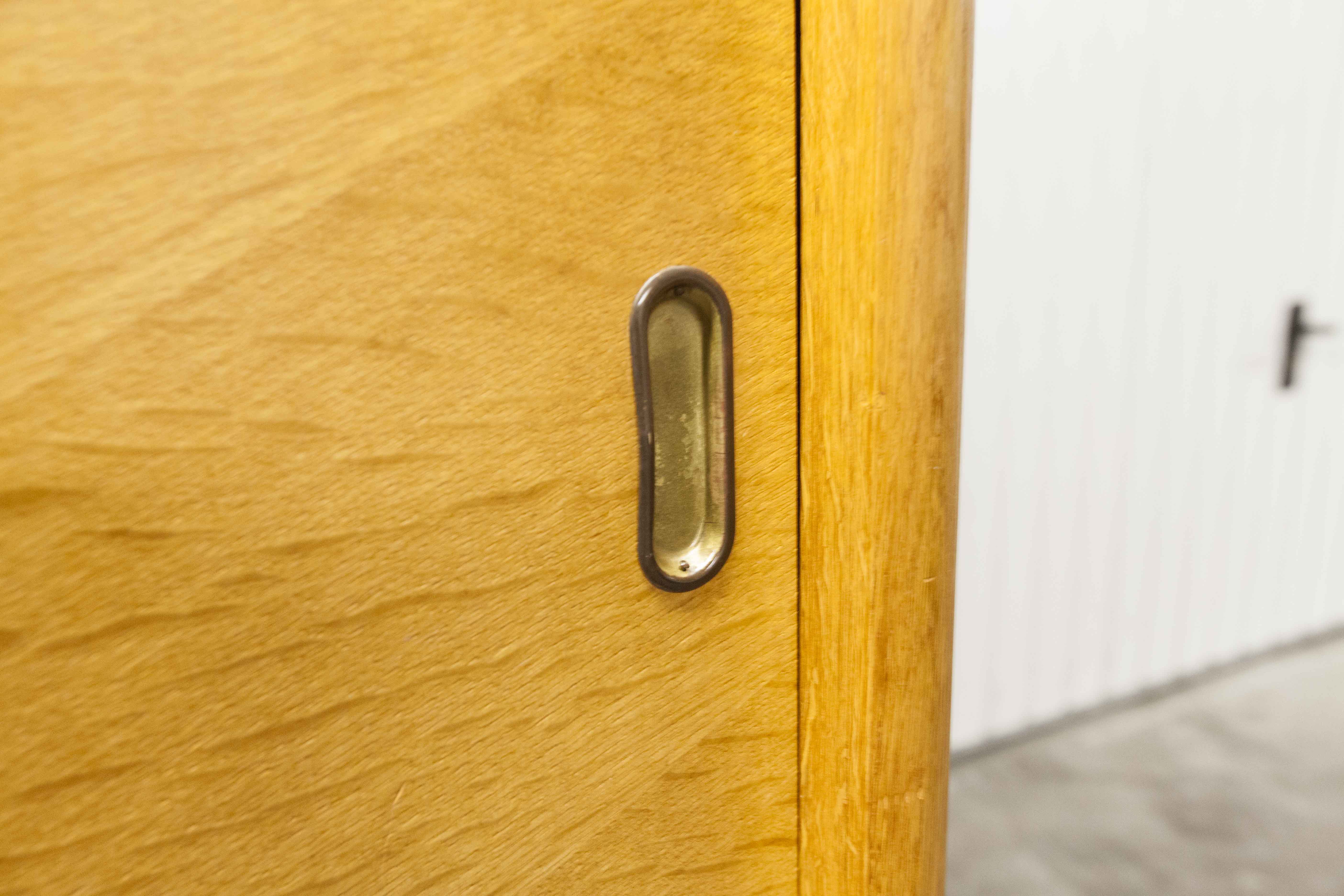 Scandinavian wardrobe 2 sliding doors 1960