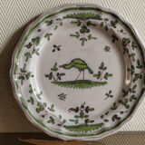 Earthenware plate from Moustiers, 18th century