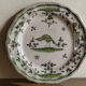 Earthenware plate from Moustiers, 18th century