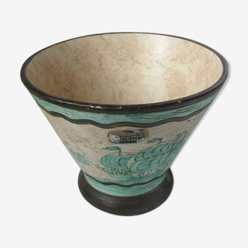 Cache pot - Faience de Vallauris - Jérôme Massier