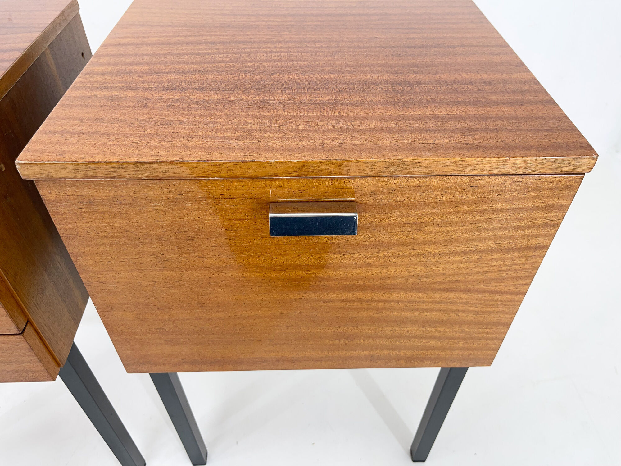 Set of mid-century bedside tables Czechoslovakia