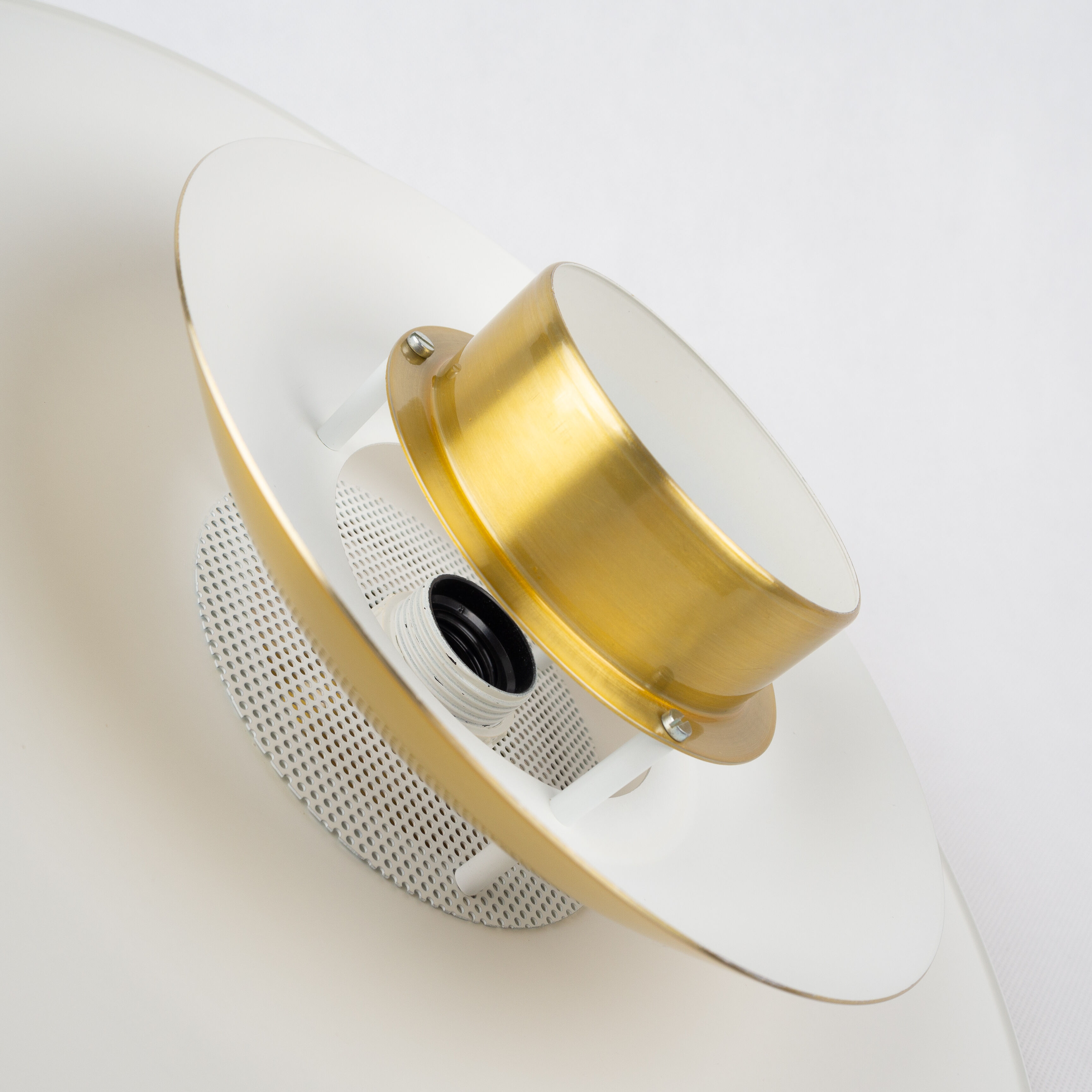 Danish vintage hanging lamp Roma by Junge, Denmark, 1980s