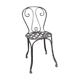 Xix° wrought iron garden chair