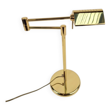 Regency Brass Adjustable Table Lamp from Egoluce, 1970s