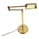 Regency Brass Adjustable Table Lamp from Egoluce, 1970s