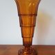 Scailmont Amber Art Deco Vase