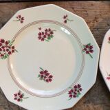 Set of 10 vintage plates