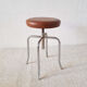 Metal and imitation leather pianist's stool