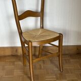 Cherry wood dining chairs
