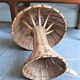 Rotin Lamp / Wicker Bedside Lamp / Mushroom-shaped Lamp / Bamboo / Vintage 1960 / Mid-Century