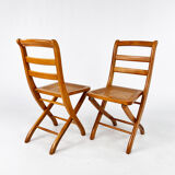 Set of 2 French Folding Chairs by Grange, 1960s