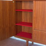Arno wooden sideboard, Scandinavian teak wood sideboard, vintage storage unit