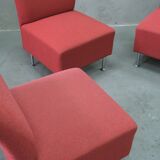Vintage Finnish Living Room Set from Isku, 1980s, Set of 4