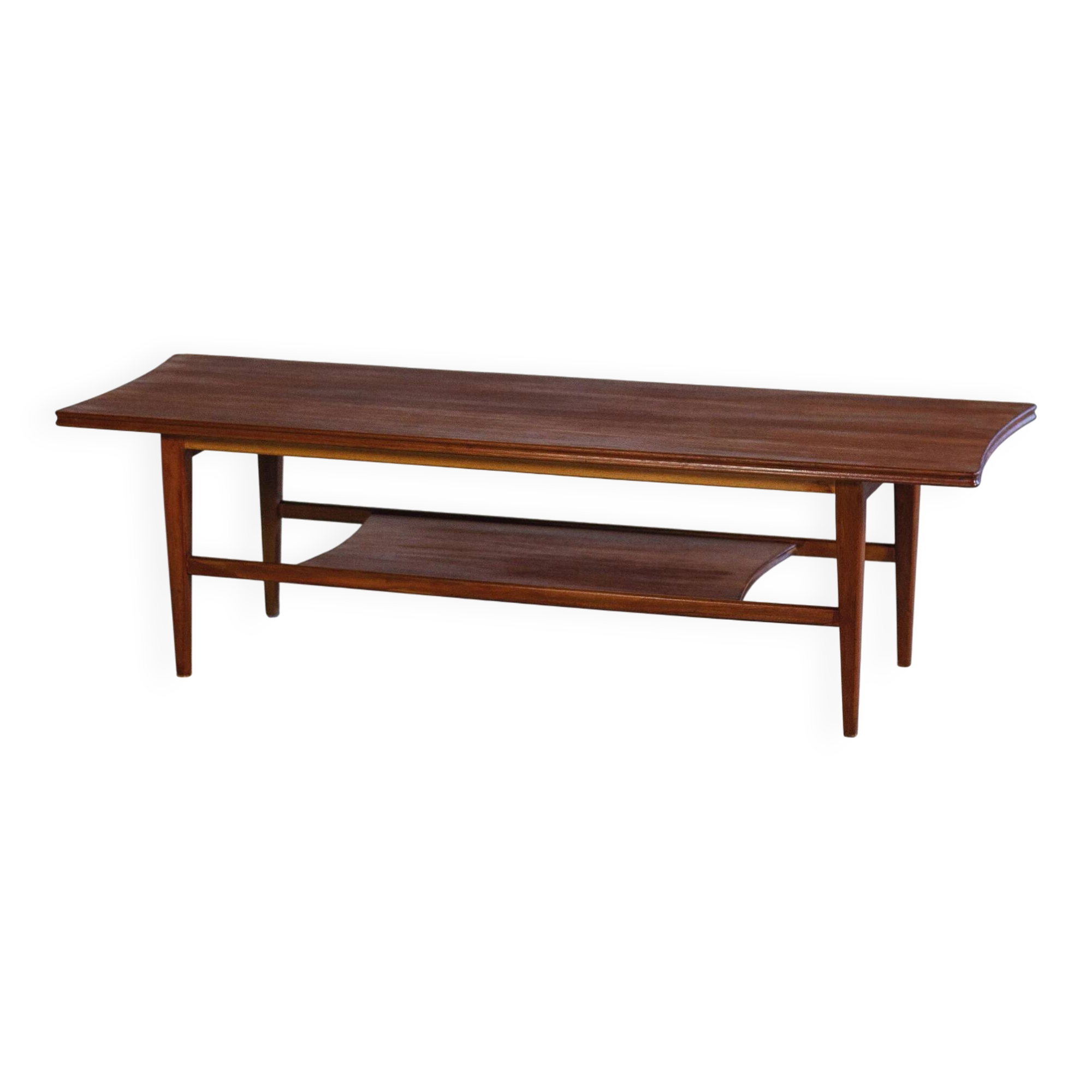 Mid-Century coffee table in solid teak by Richard Hornby for Fyne Ladye, 1960.