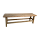 Banc ancien en bois brut