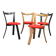 4 chaises en bois, années 1970