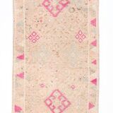 Tapis de course turc vintage 3x12, 80x377Cm