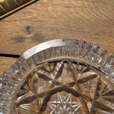 Cut crystal ashtray – in the style of Bohemian crystal