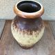 Former germany ceramics vase brown - beige 70s vintage