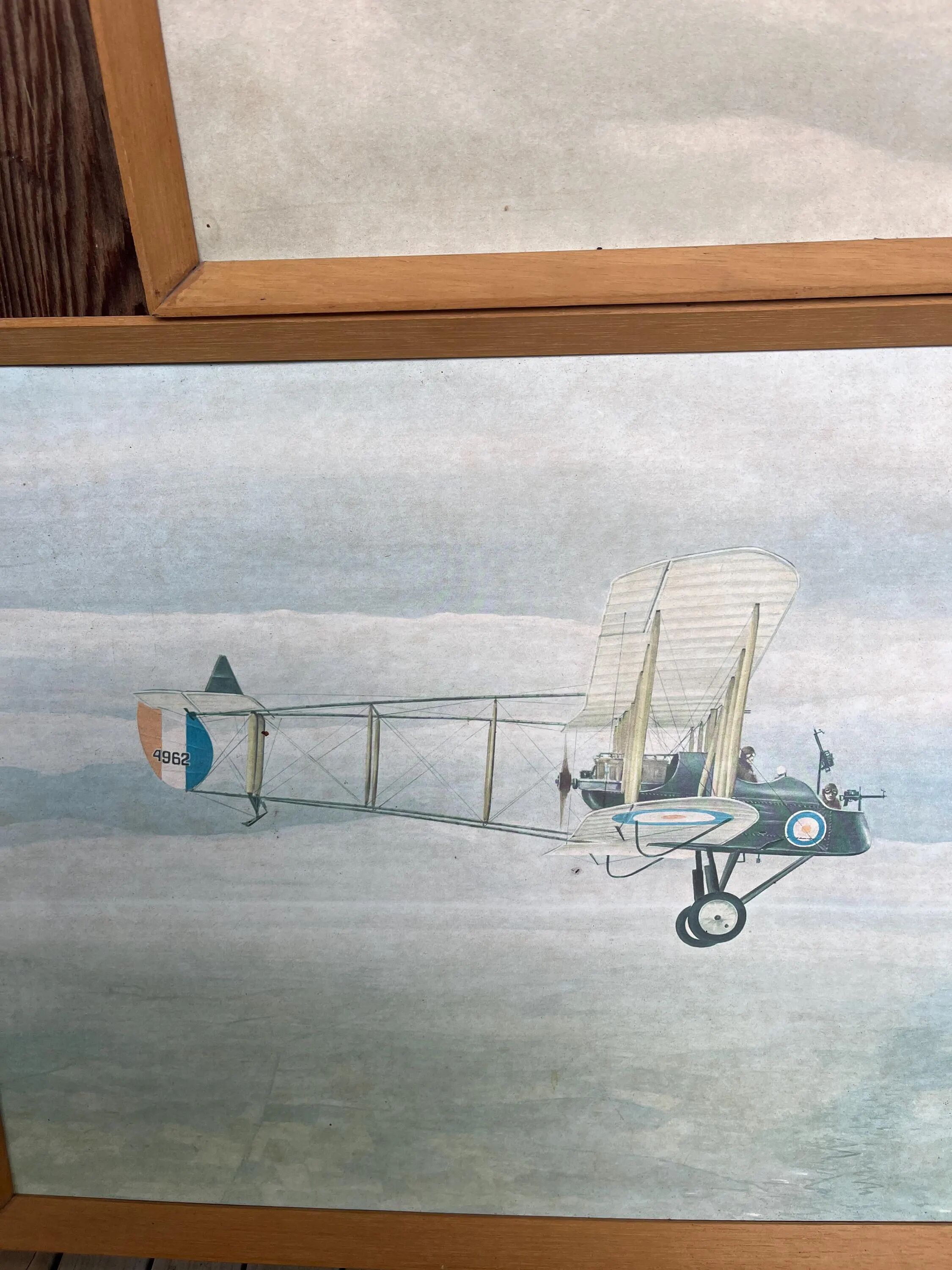 Set of 5 vintage U.S. MILITARY aircraft posters