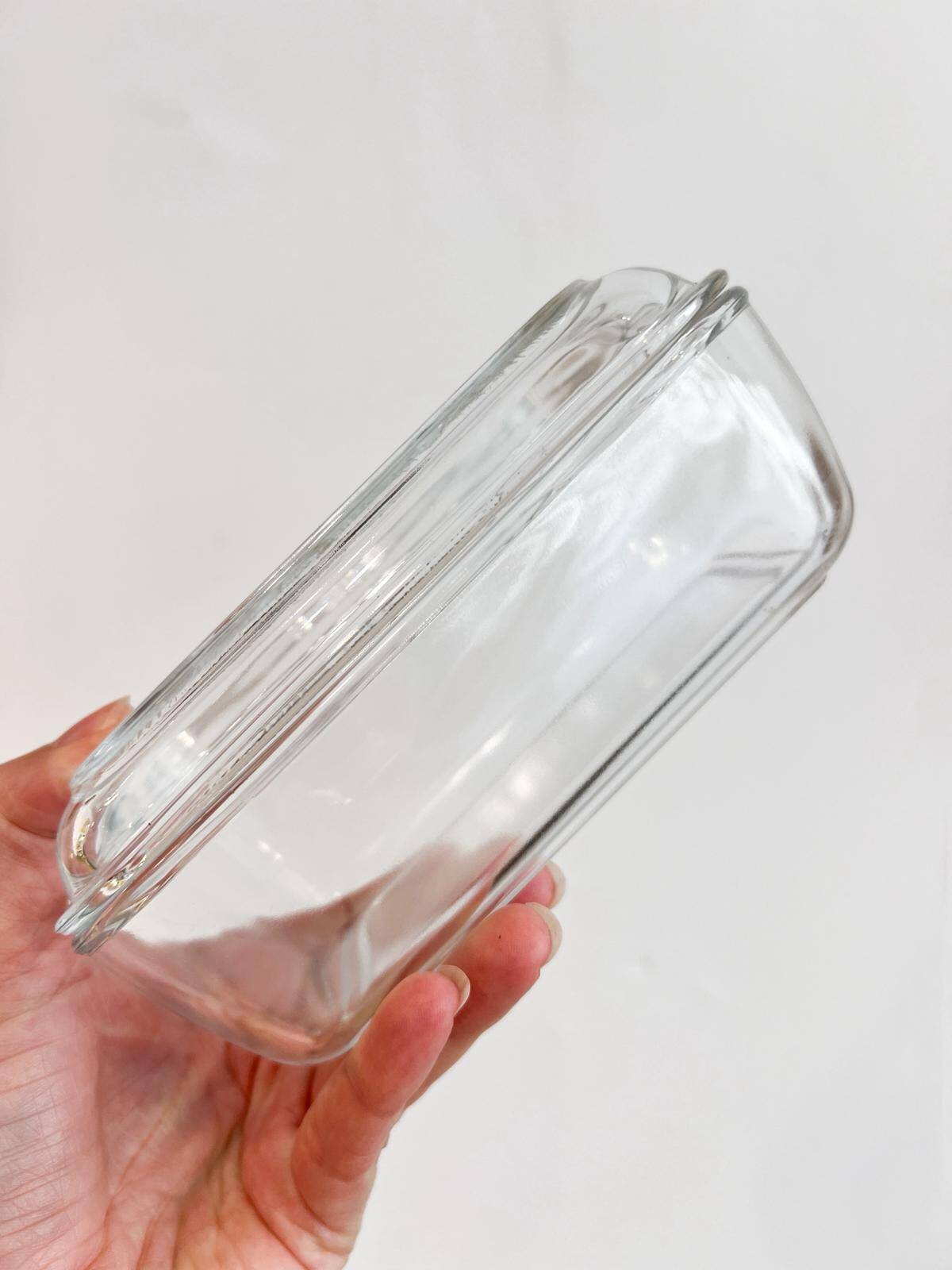 Vintage Duralex butter dish