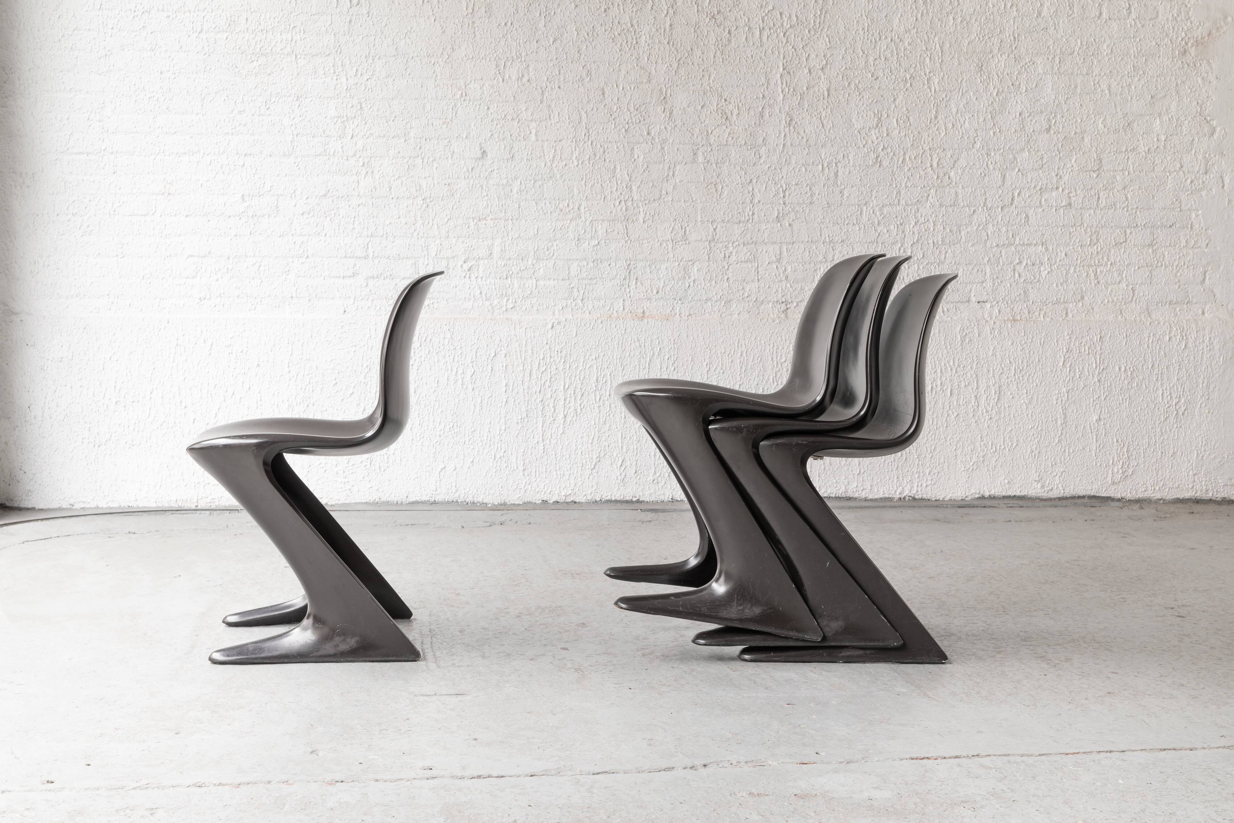 Dining chairs ‘Z-chair’ by Ernst Moeckl