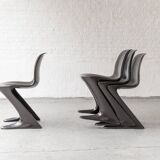 Dining chairs ‘Z-chair’ by Ernst Moeckl