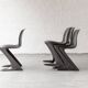Dining chairs ‘Z-chair’ by Ernst Moeckl