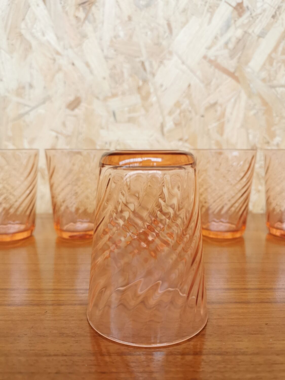 Service de 7 verres à eau Rosaline