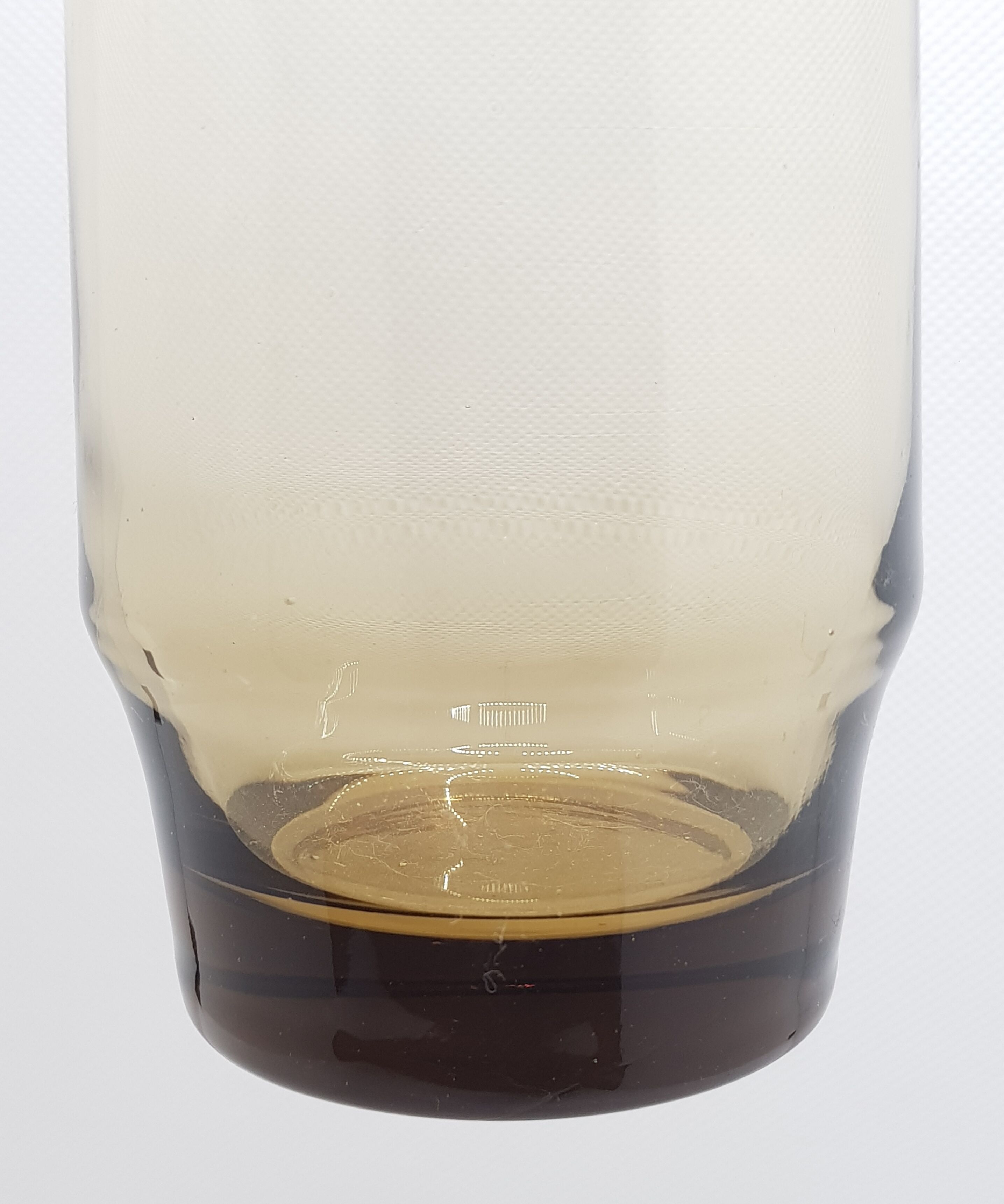 24 verres Hi-ball fumés du milieu du siècle