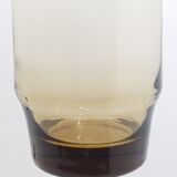 24 verres Hi-ball fumés du milieu du siècle