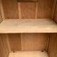 Parisian paneled cabinet in raw wood, 1940