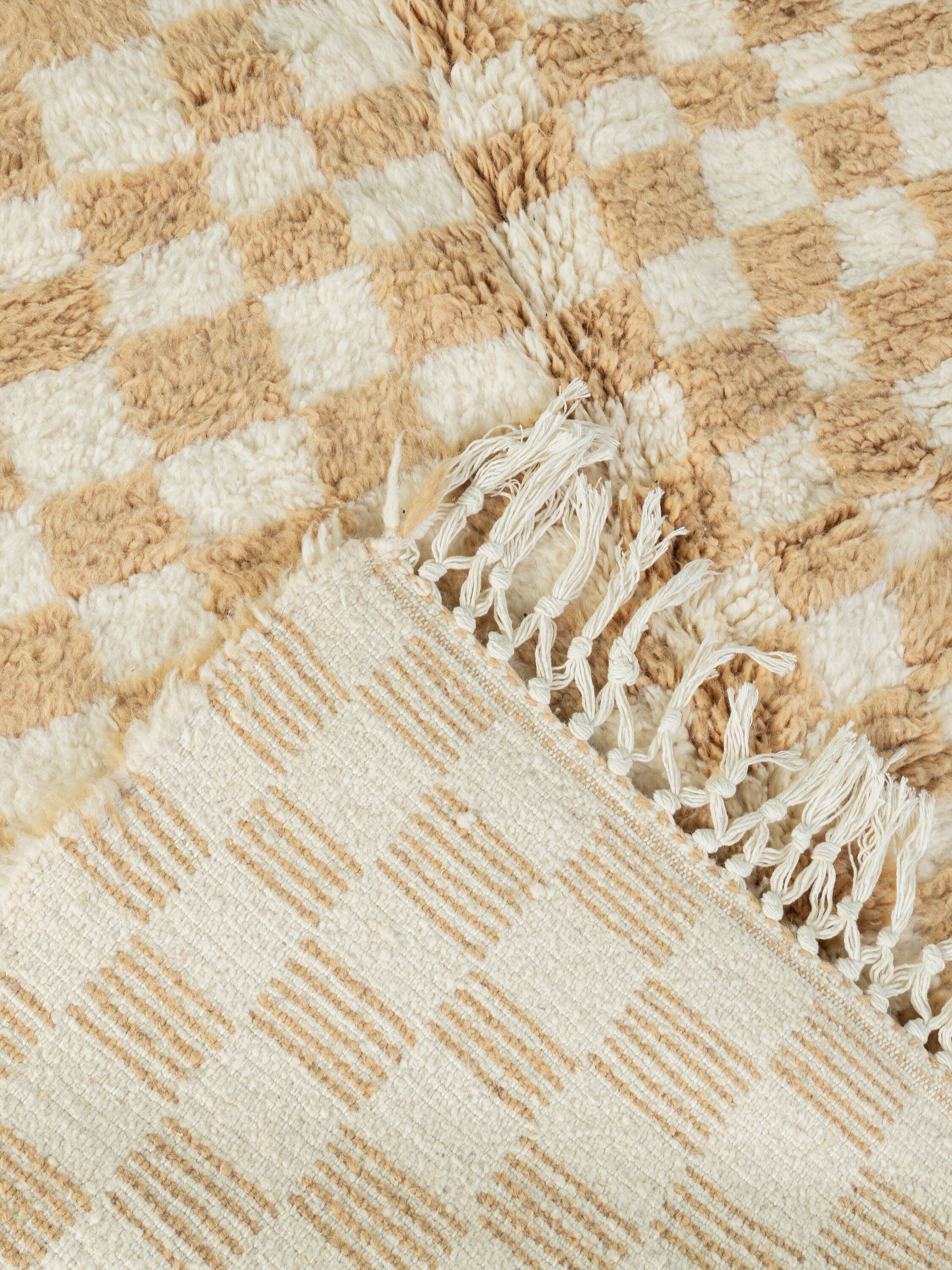 Sand Check, Berber Rug, 160 x 230