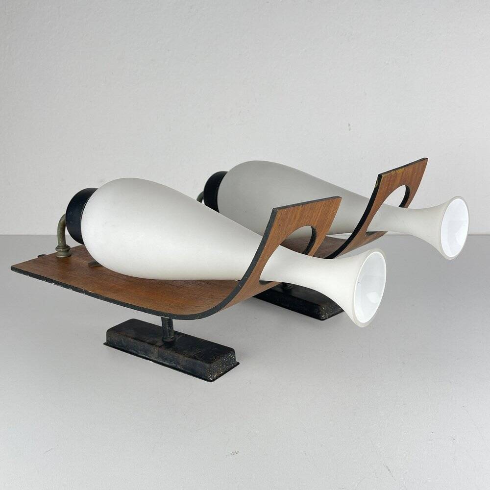 Stilnovo wall sconces, Italy, 1950s, set of 2