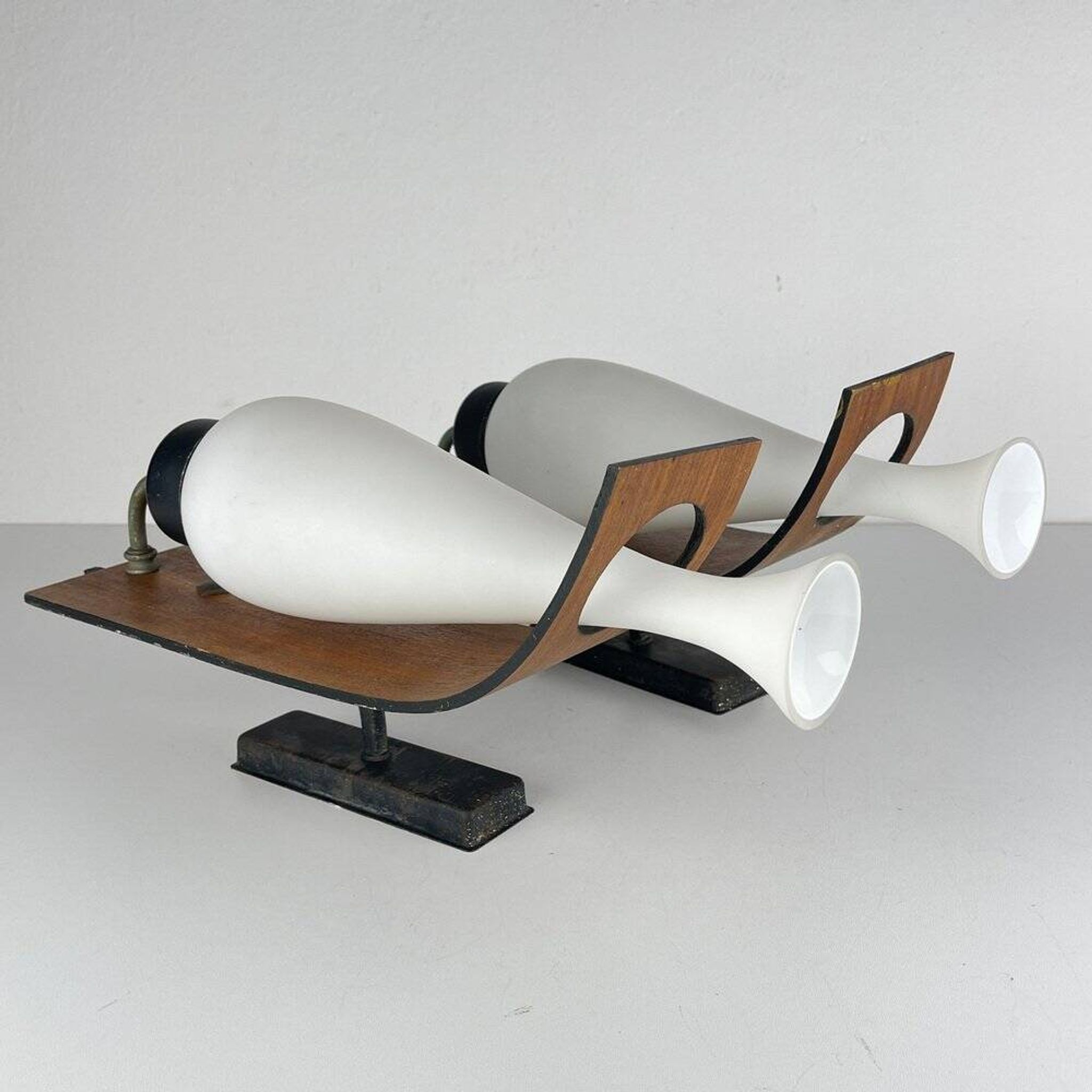 Stilnovo wall sconces, Italy, 1950s, set of 2