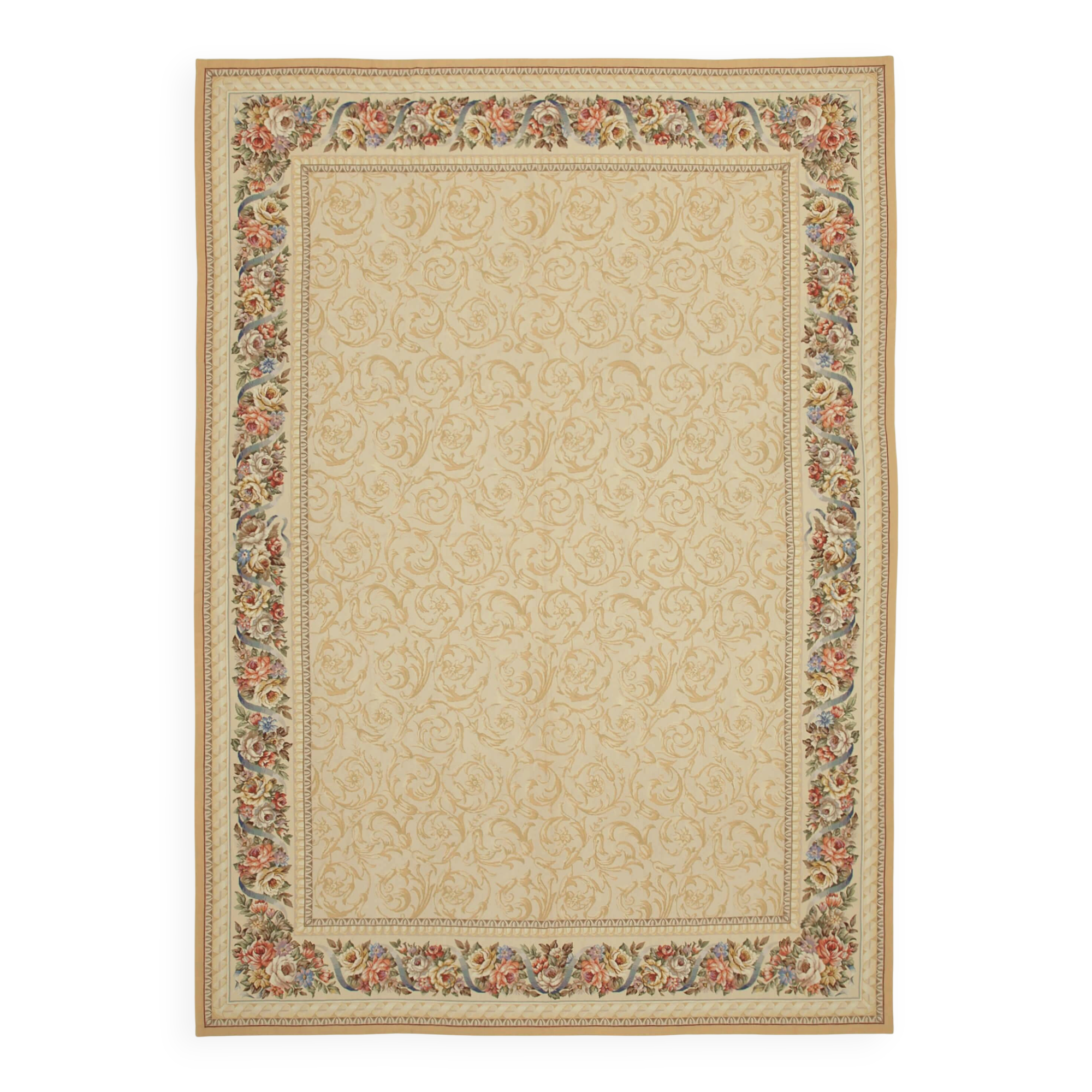 Handmade Vintage Flatweave Needlepoint Kilim 315 cm x 444 cm